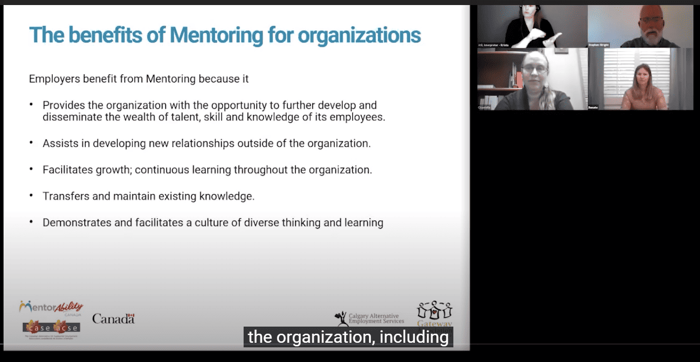 Mentoring: A Pathway in Inclusive Workplaces Webinar