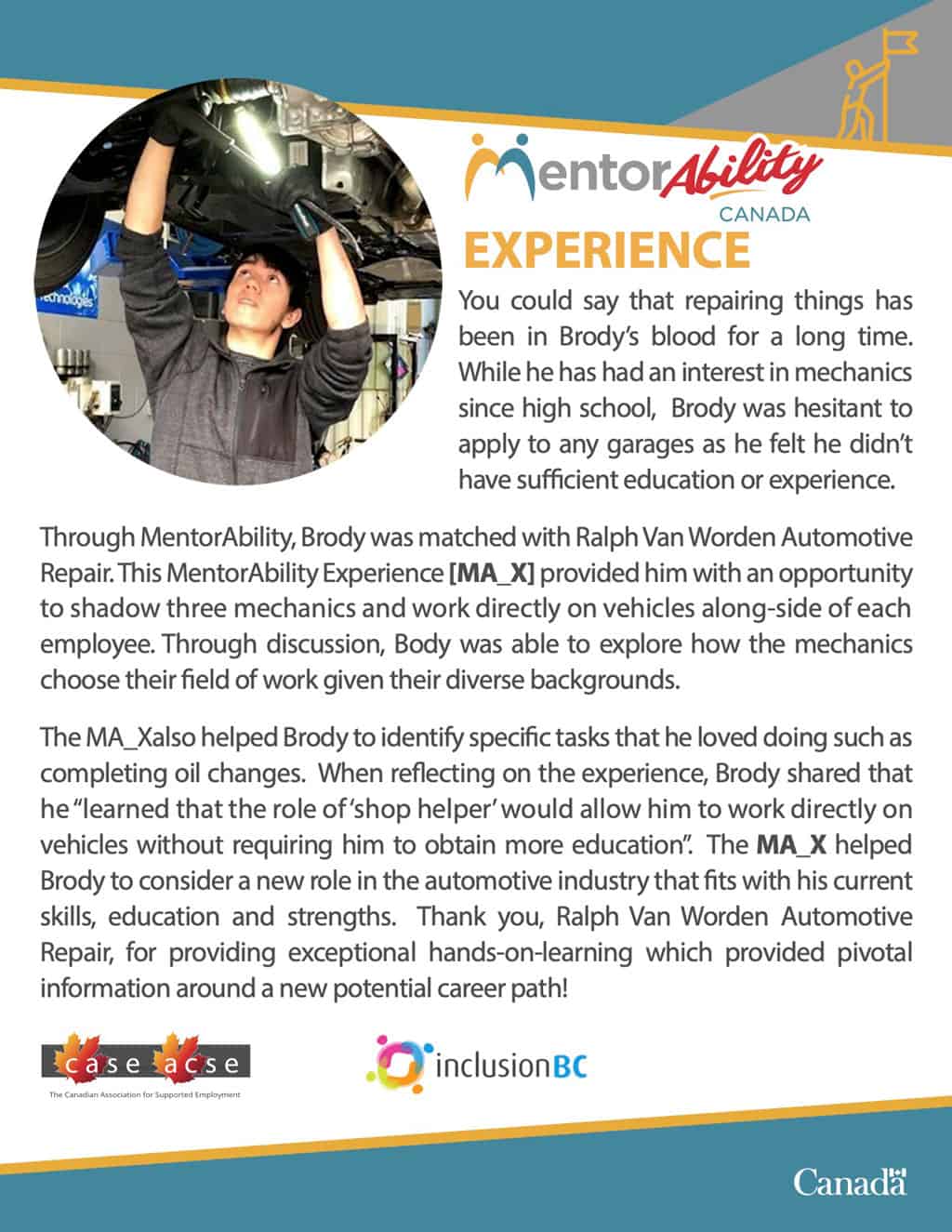 MentorAbility success story - Brody