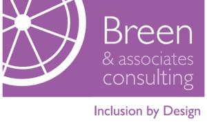 Breen & Associates Consulting logo. Inclusion by Design tag.